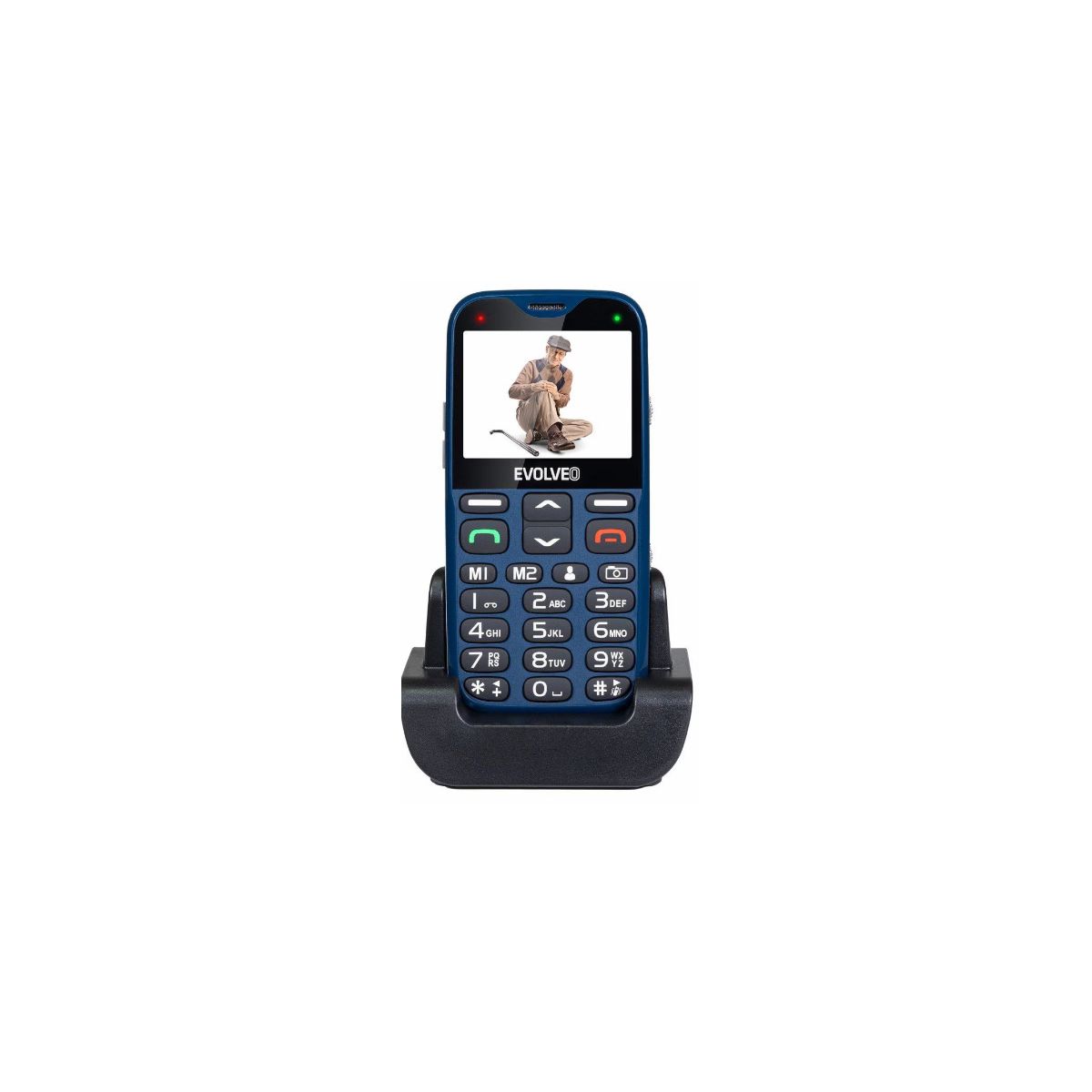 EVOLVEO EP-601 EasyPhone XR mobiltelefon SÖTÉTKÉK ÚJ!!!